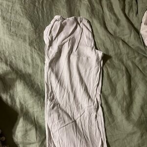 White linen pants size M